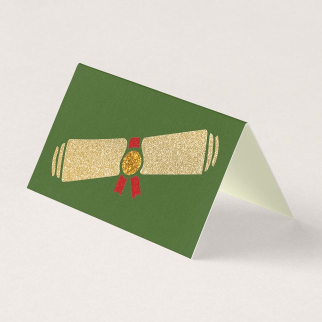 Envase con 25 tarjetas de graduación de Purpurinas (Anverso)