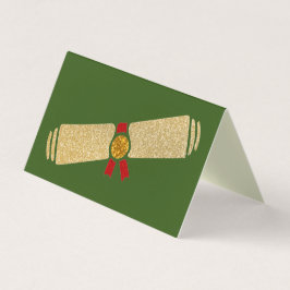 Envase con 25 tarjetas de graduación de Purpurinas