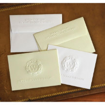 Envase con 25 tarjetas de notas dobladas iniciales