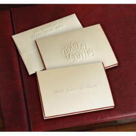 Envase de 25 tarjetas de notas dobladas a mano de 