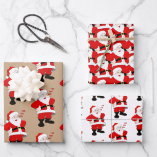 Envase de hojas de papel de ajuste de Papá Noel