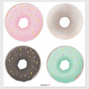 Envase para pegatinas de Donuts