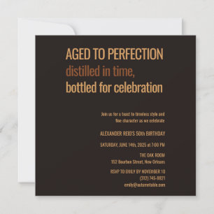 Envejecido a la Perfección Cumpleaños de Whisky
