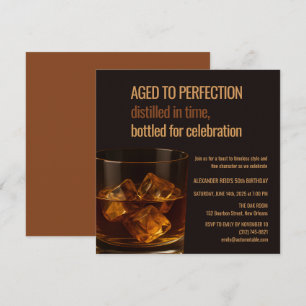 Envejecido a la Perfección Cumpleaños de Whisky