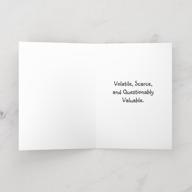 Envejecimiento Como Tarjeta De Cumpleaños De Cript (Distribución Interior)