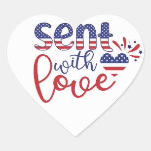 Enviado con amor, Pegatinas patrióticos