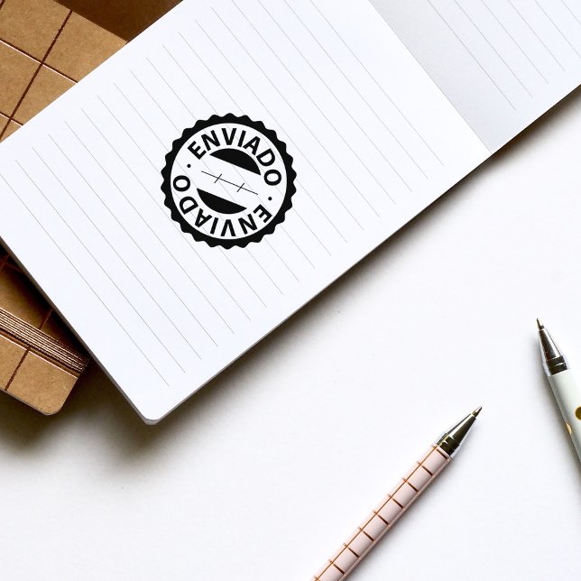 Enviado, sello de caucho portugués (Subido por el creador)