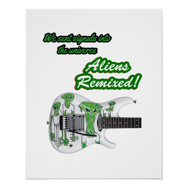 "Enviamos señales al universo. Alienígenas Remixad (Anverso)