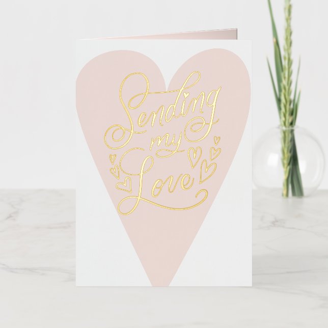 Enviando mi corazón de amor (Anverso)