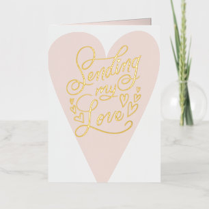 Enviando mi corazón de amor