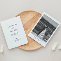 Enviando nuestro agradecimiento | Boda simple de f