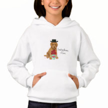"Enviando Rosas de amor" Blanco a Chica Cockapoo