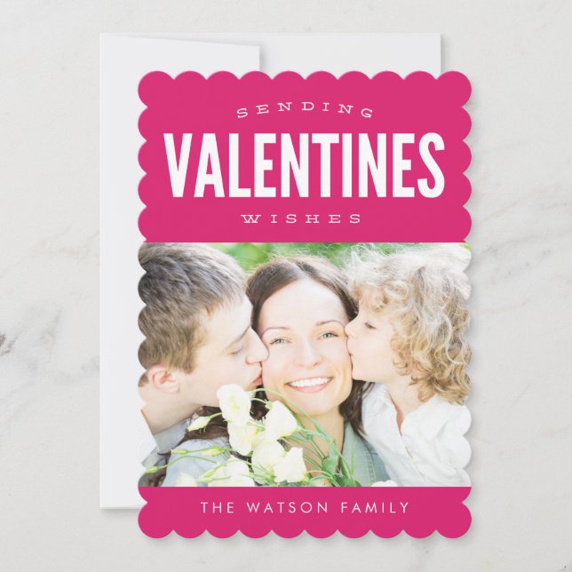 Enviando tarjetas de foto con los deseos de Valent (Anverso)