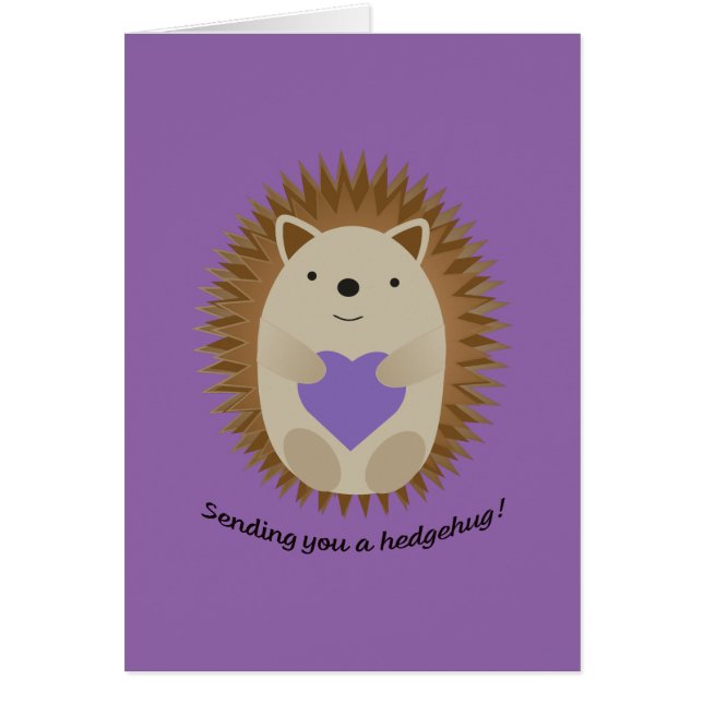 Enviándote un Hedgehug Hedgehog (Frente)