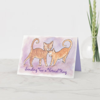 Enviándote una tarjeta virtual de hug Kitty
