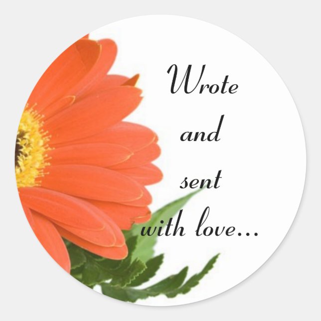 Enviar con pegatina de sobre de amor (Anverso)