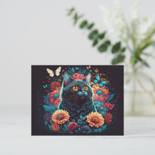 Enviar deseos alegres con una postal única para ga