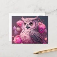 Enviar saludos especiales con postales de búho