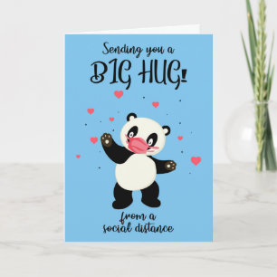 Enviar una tarjeta Panda Bear Hug Card de larga di