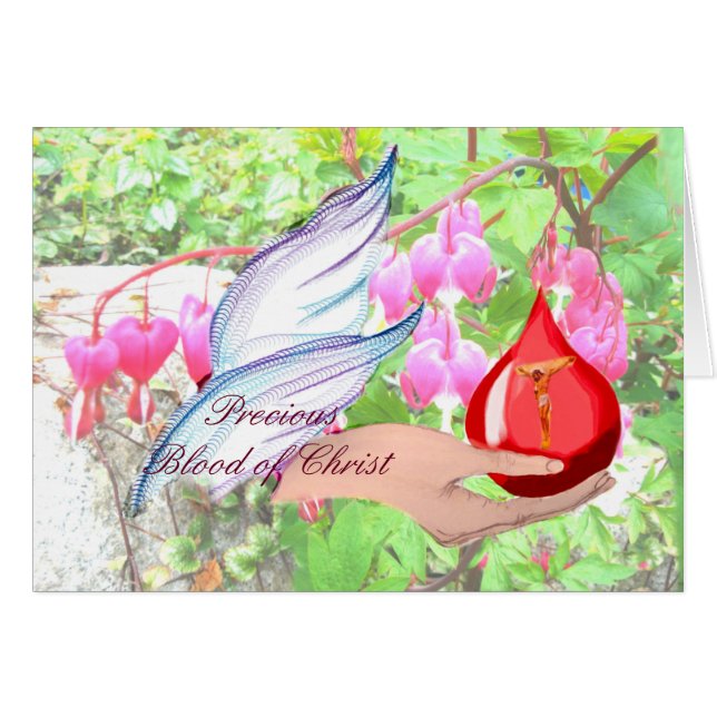 Envíe un rezo en vez apenas de una tarjeta (Anverso (Horizontal))