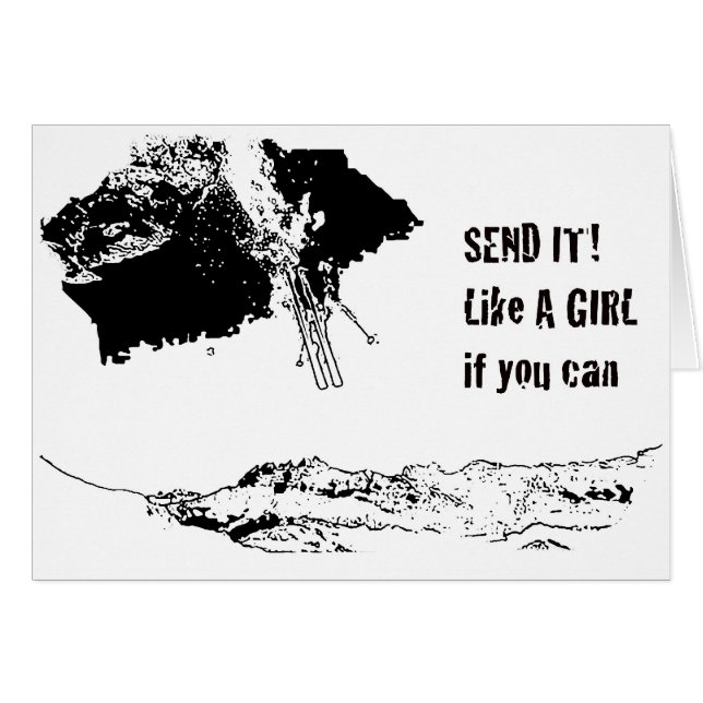 ¡envíelo! como un chica (Anverso (Horizontal))