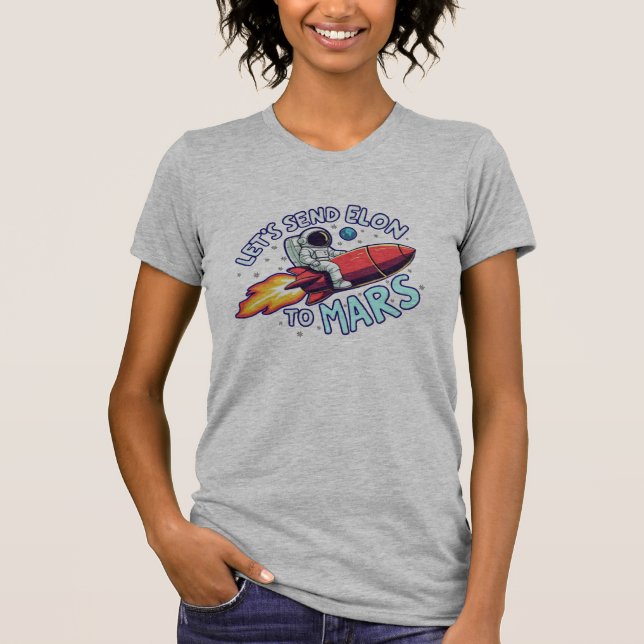 Enviemos a Elon a la camiseta de las mujeres de Ma (Anverso)