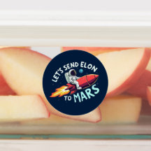 Enviemos a Elon a los Pegatinas de Marte