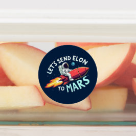 Enviemos a Elon a los Pegatinas de Marte