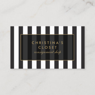 Envío de la alta moda, tarjeta de visita del