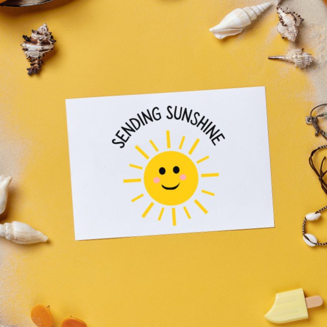 Envío de tarjeta de felicitación plegada Sunshine (Subido por el creador)