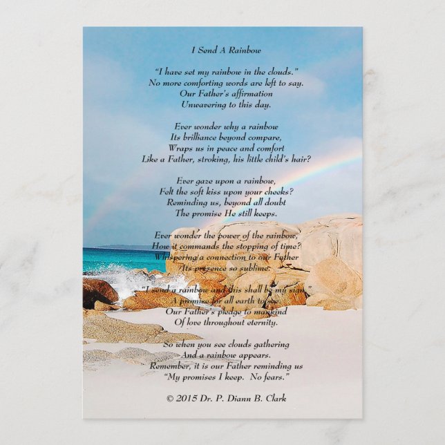 "Envío Un Arcoiris" (Anverso)