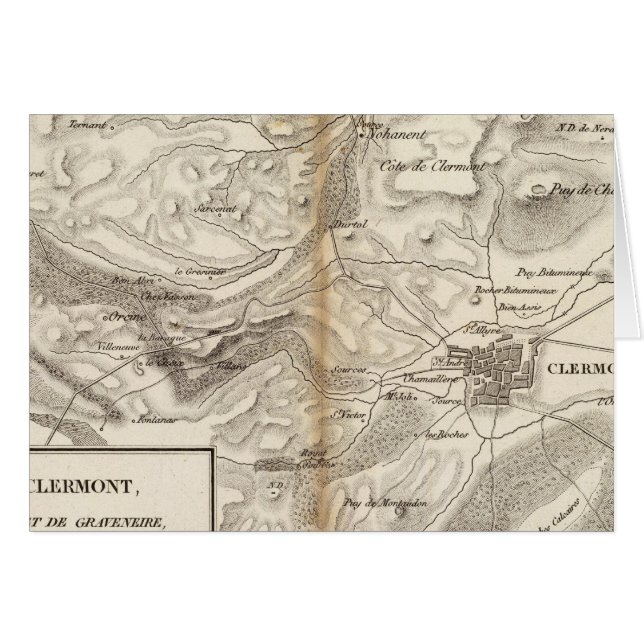 Environs de Clermont (Anverso (Horizontal))