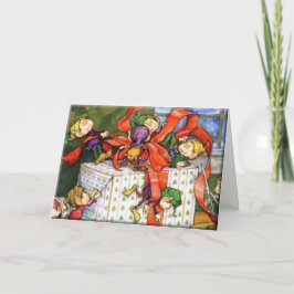 Envoltorio para regalos de los duendes del navidad