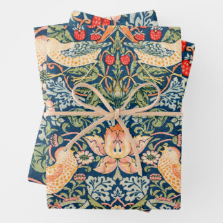 Envoltura de hoja plana de regalo de fresa de 3