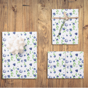 Envoltura de papel de hoja plana conjunto de 3 bay