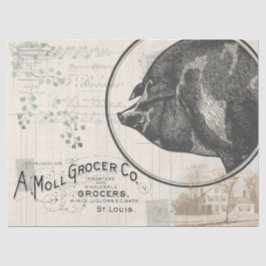 Envoltura de regalo de papel de melocotón de desco