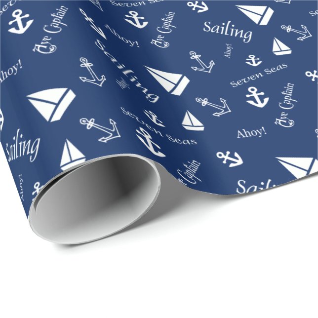 Envoltura de regalo temática de vela Papel de envo (Esquina del rollo)