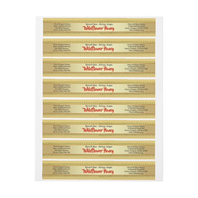 Envoltura dorada de flores silvestres alrededor de (hoja)