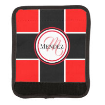 Envoltura Monogramada De La Mano De Equipaje Y El 