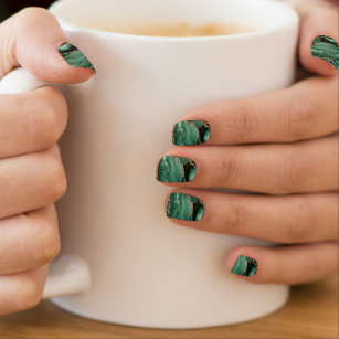 Envolturas Verde Esmeralda para uñas 