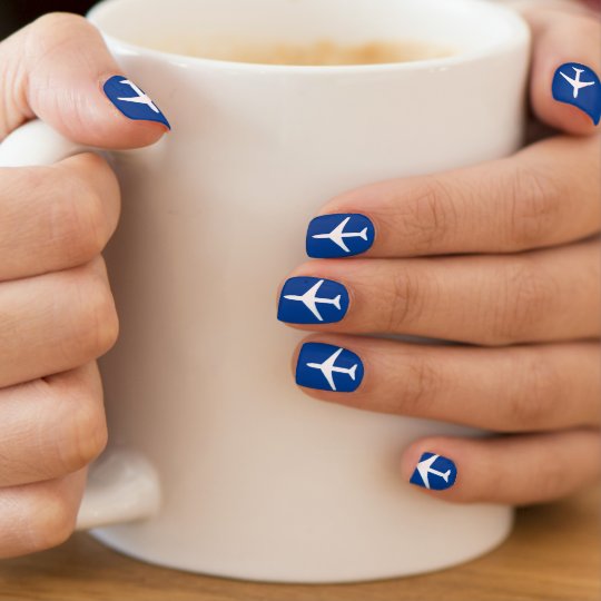 Envolturas Para Uñas Avión piloto de vuelo | Zazzle.es