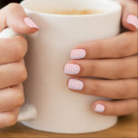 Envolturas Para Uñas Baby Bow Trellis Pink Bella Ribbon<br><div class="desc">La cinta rosa suave forma un enrejado de diamante trenzado conectado por arcos en bucle.</div>