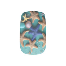 estrella de perlas de diseño Colorido azul violeta