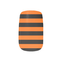 Halloween Witch Style Naranja y Black Stripes
