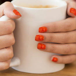 Envolturas Para Uñas Jack-O-Lantern Purpurina Minx Nail Art