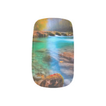 Paisaje del río Otoño Tranquilo