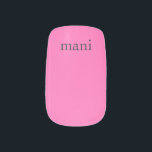 Envolturas Para Uñas Rosa<br><div class="desc">Personalizable de clavos de color rosa caliente según sus especificaciones.</div>