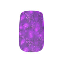 Sparkly Snowflakes, Purple: Navidades envuelto en