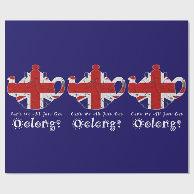 Envolver papel divertido no podemos todos salir bi (Superficie plana)