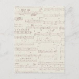 ephemera16 LIGHT GRY MUSIC BARS NOTAS DE FONDOS